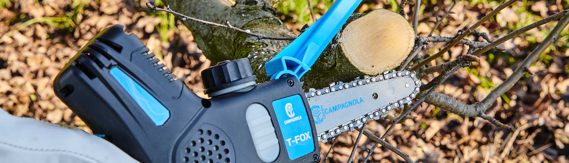 Campagnola Elektrische Kettenschneider mit Einsteckbatterie